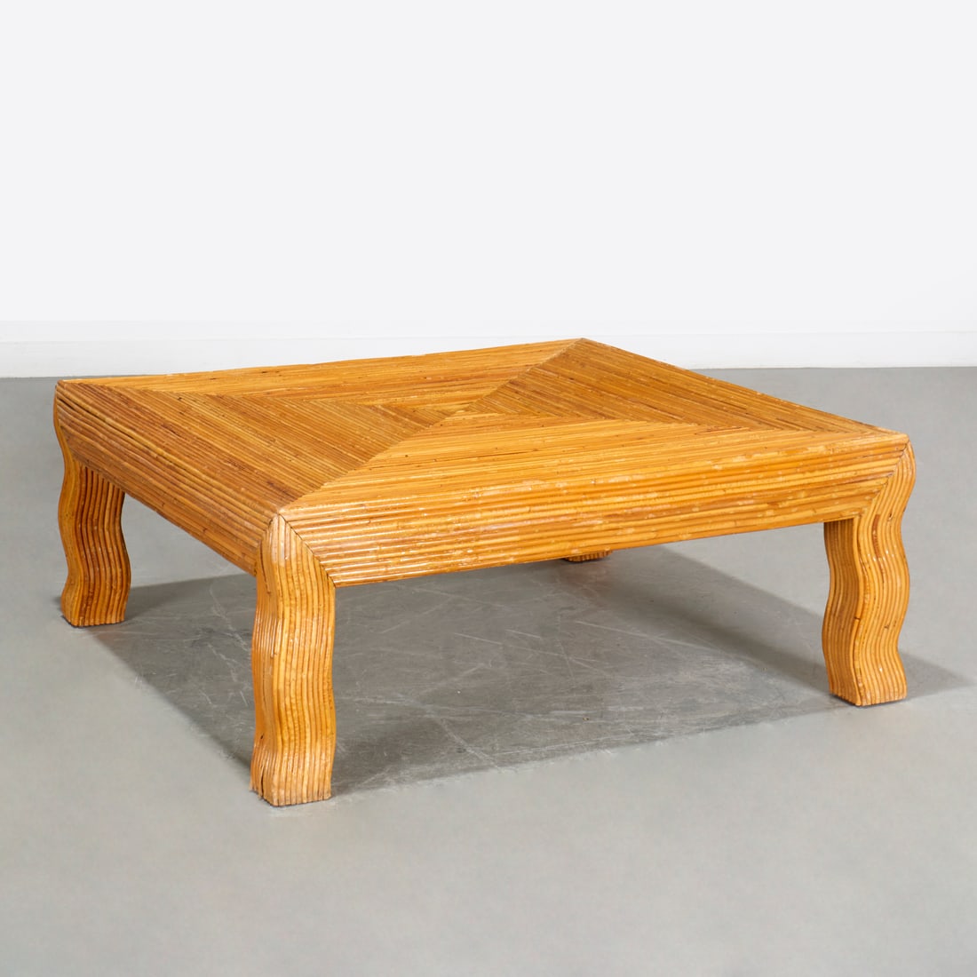 Vivai del Sud (attrib), pencil reed coffee table (1 of 5)