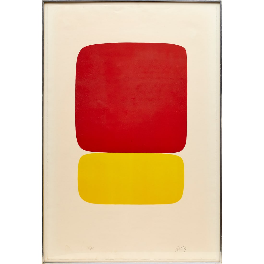 Ellsworth Kelly, lithograph on paper, 1964-65 (1 of 9)