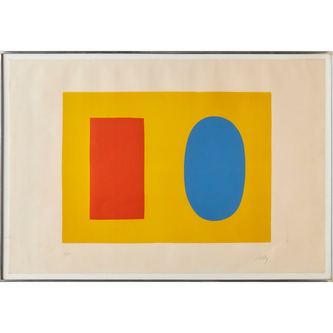 Ellsworth Kelly, lithograph on paper, 1964-65 (1 of 6)