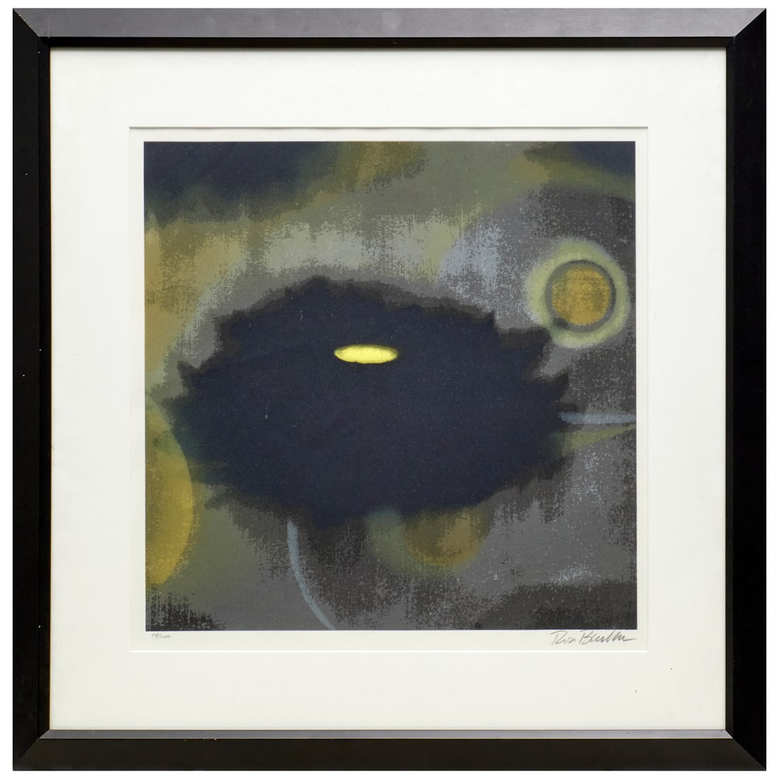 Ross Bleckner, serigraph on paper, 1997: Ross Bleckner, serigraph on paper, 1997, Ross Bleckner (American, b. 1949), "Dream and Do", signed lower right, numbered 74/250, published by Lococo Fine Arts, St. Louis, Missouri, 18"squ (image),