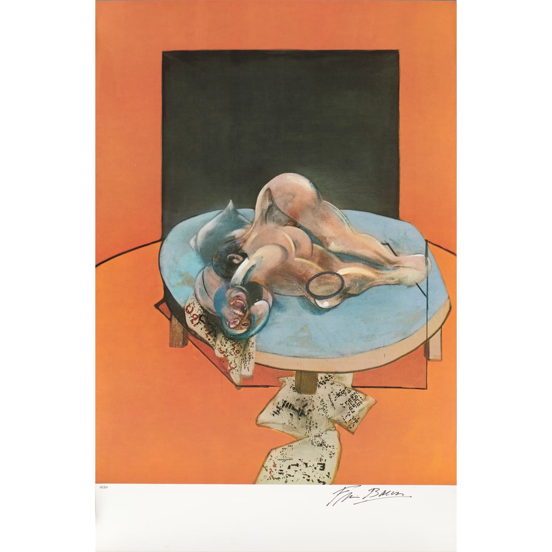 Francis Bacon, offset lithograph poster, signed (1 of 7)
