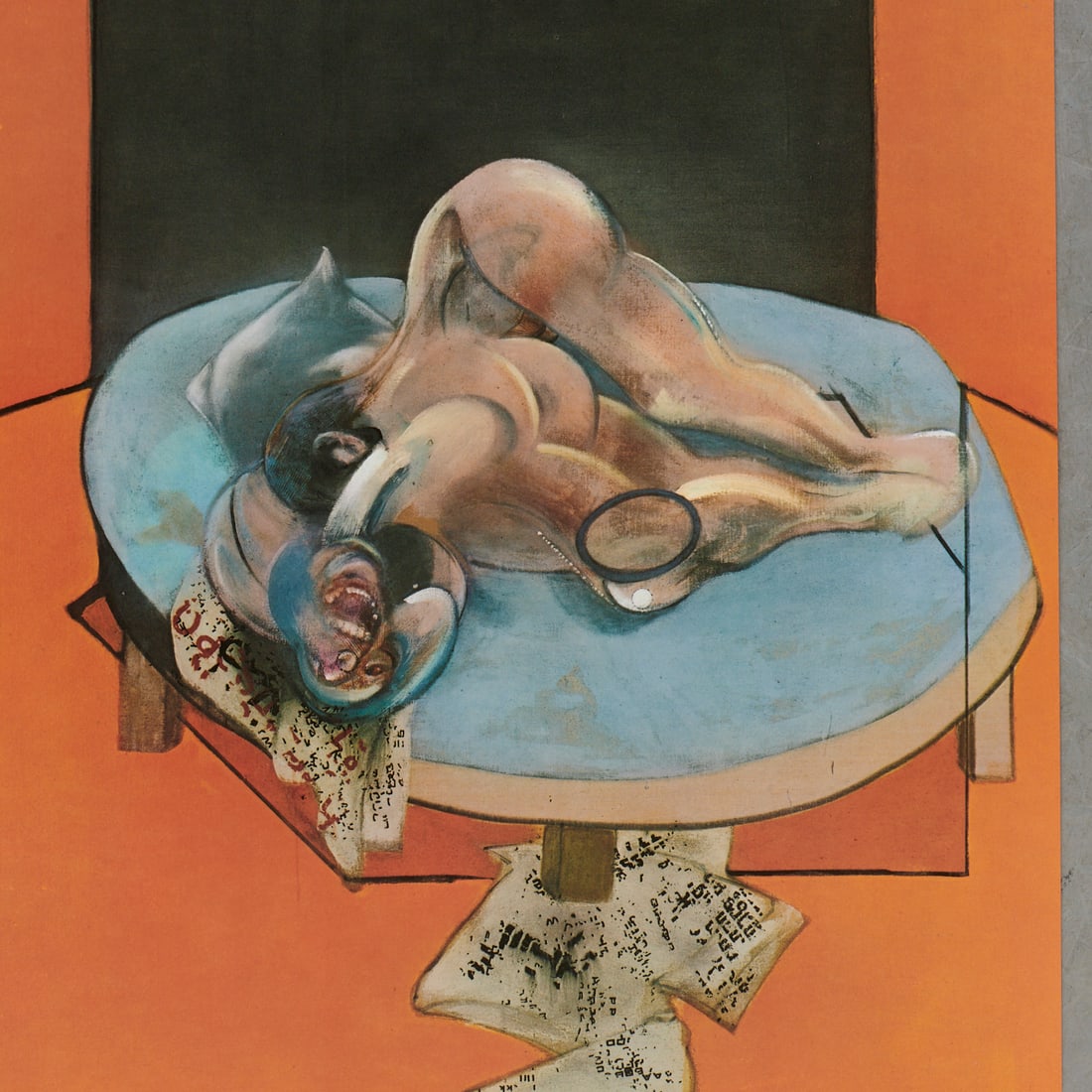 Francis Bacon, offset lithograph poster, signed - 2