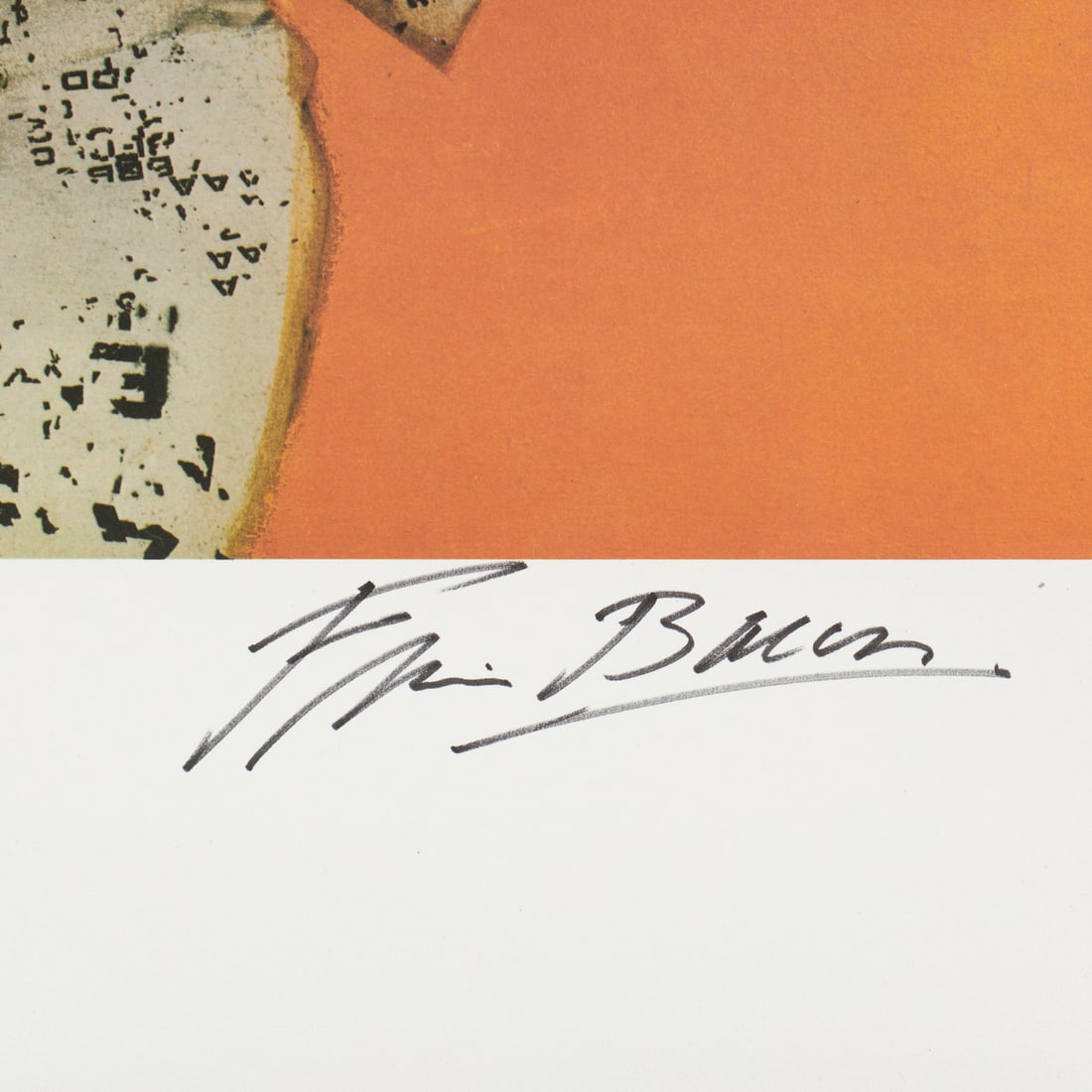 Francis Bacon, offset lithograph poster, signed - 4