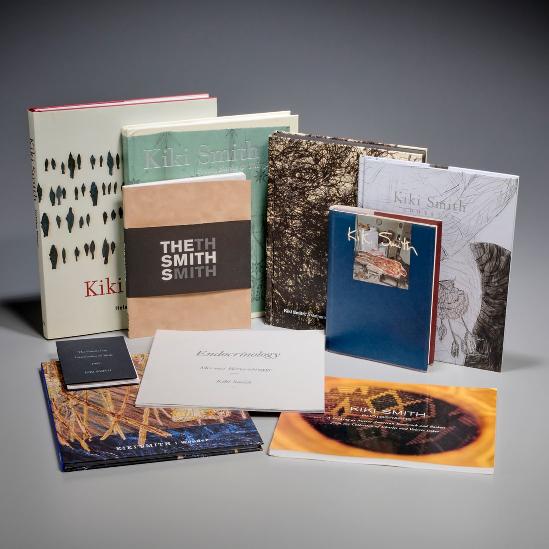 Kiki Smith, (10) books & catalogs, two signed (1 of 10)