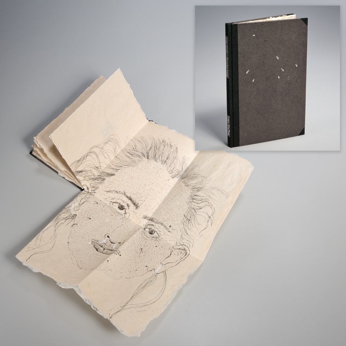 Kiki Smith, Fountainhead, signed, limited edition: Kiki Smith, Fountainhead, signed, limited edition, Logan Elm Press, 1991, Mo. 93 of 114 copies signed by Smith, with 15 photo-engraved plates incl. two fold-outs, on Abaca paper, hardcover without
