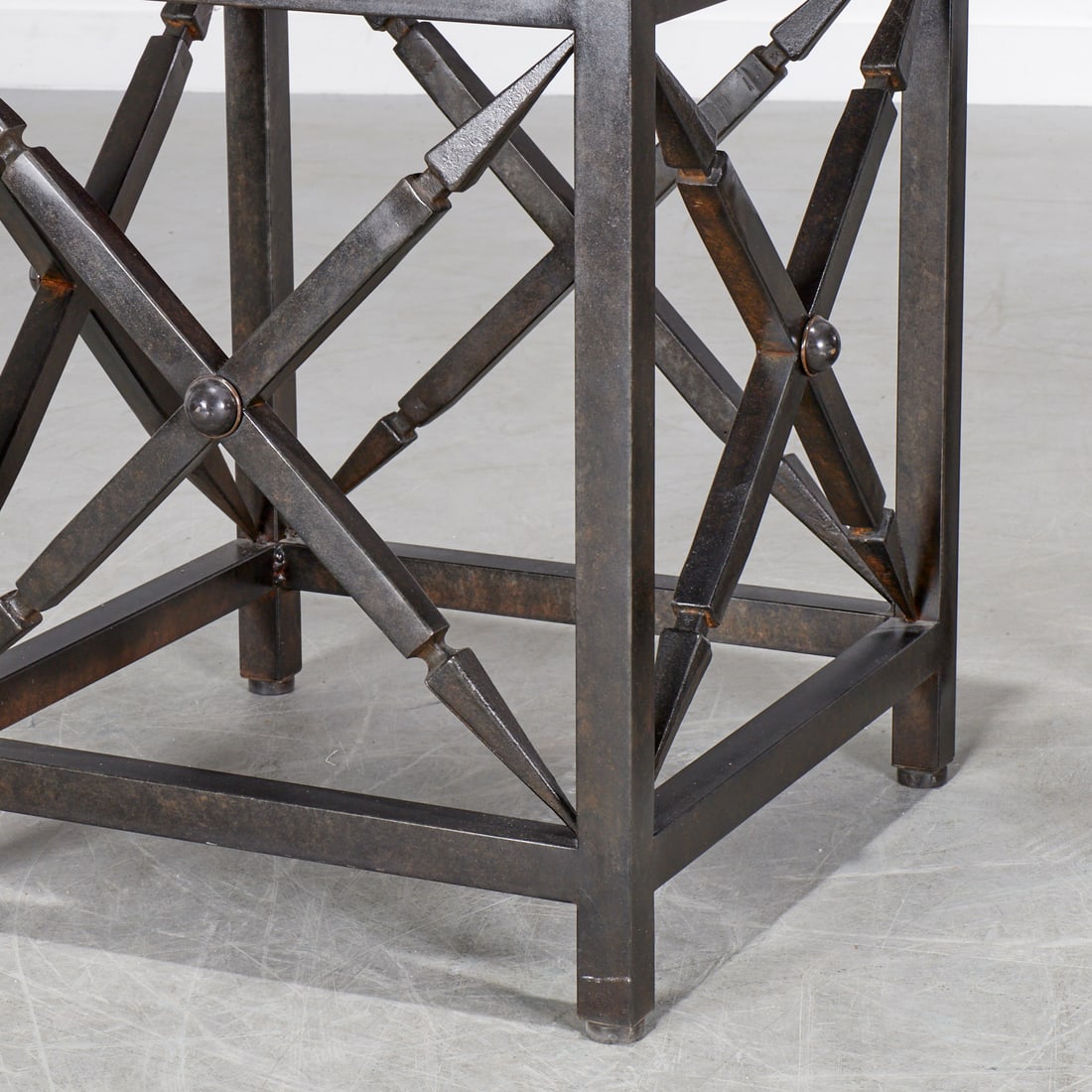 McDevitt Metal, "X-Form" side tables - 4