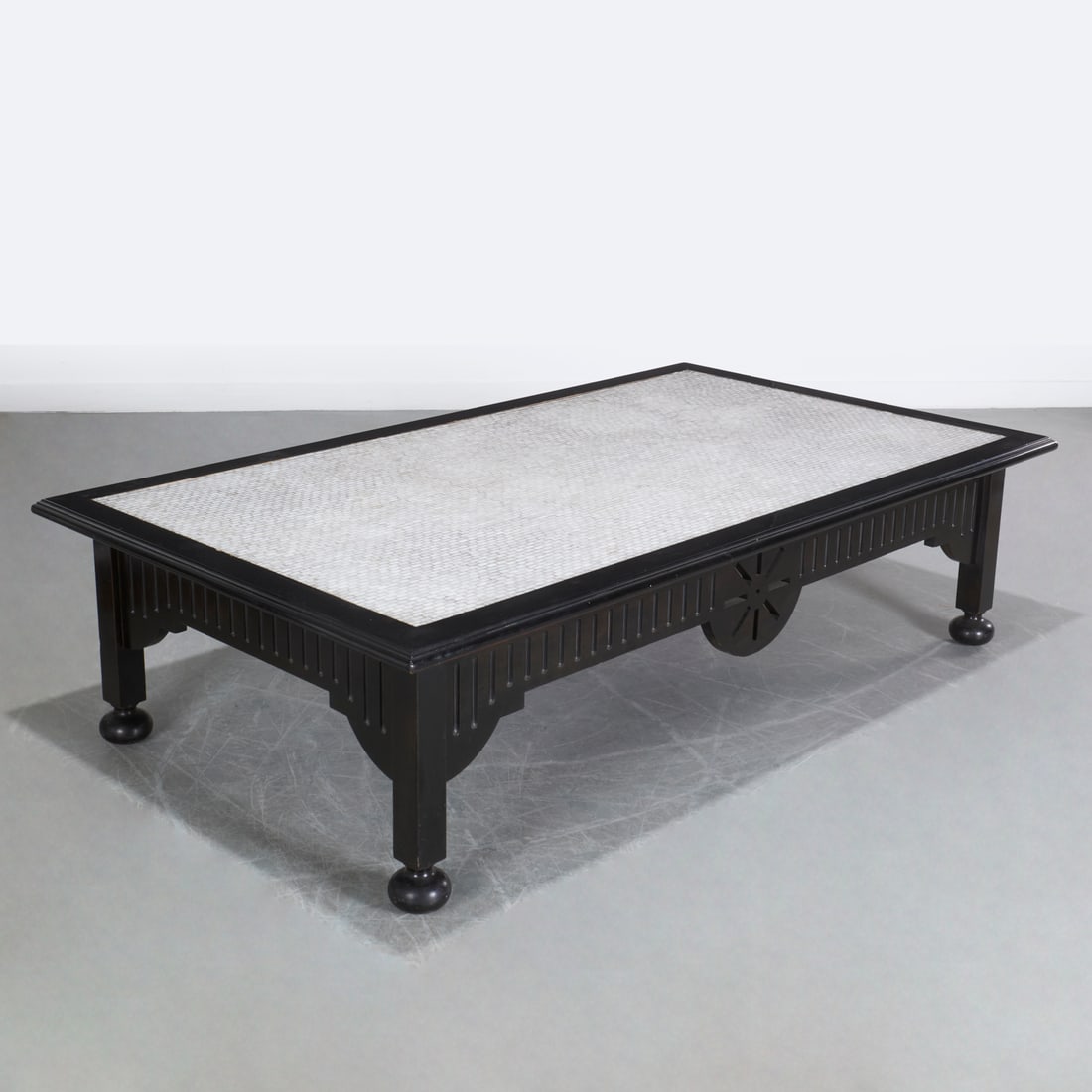 Mid-Century Modern custom mosaic coffee table (1 of 6)