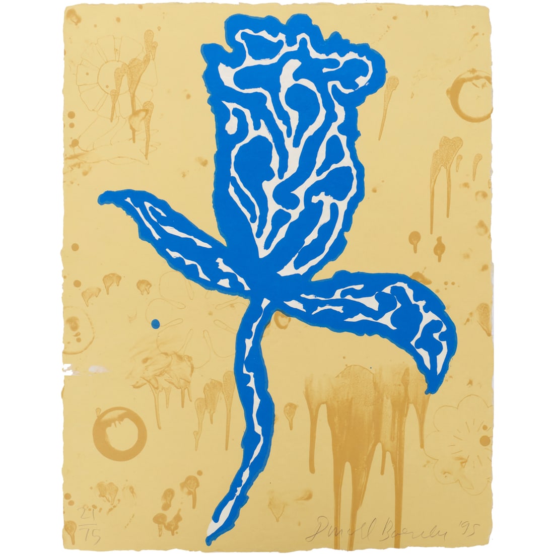 Donald Baechler, lithograph on Japon paper (1 of 7)