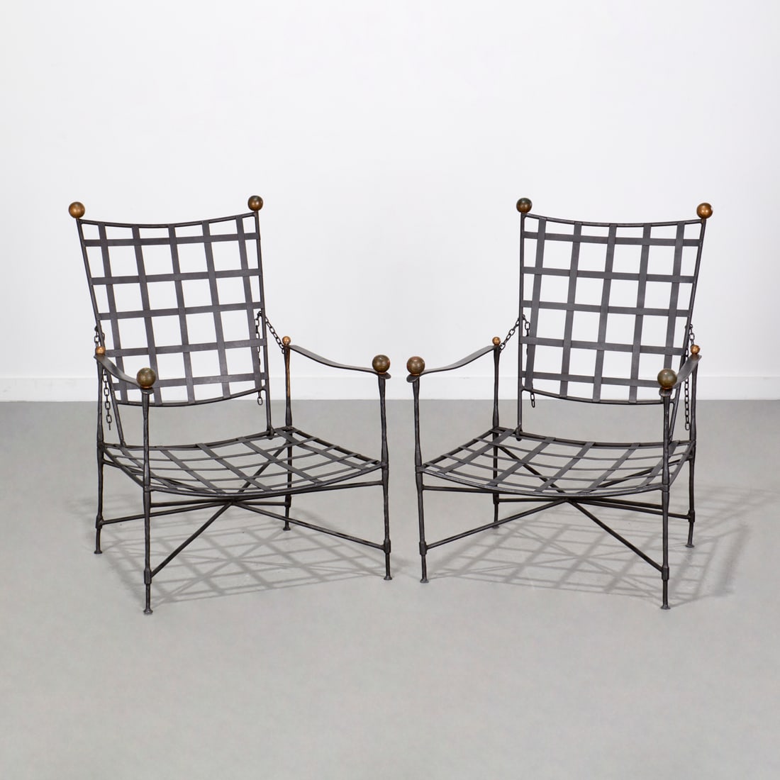 Mario Papperzini, pair "Amalfi" lounge chairs (1 of 8)