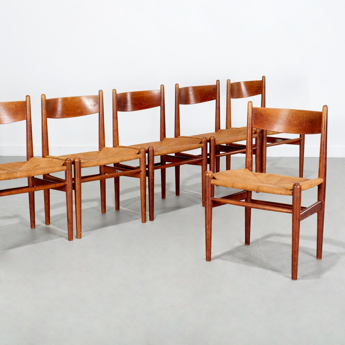 Hans Wegner, set (6) CH-36 side chairs (1 of 8)