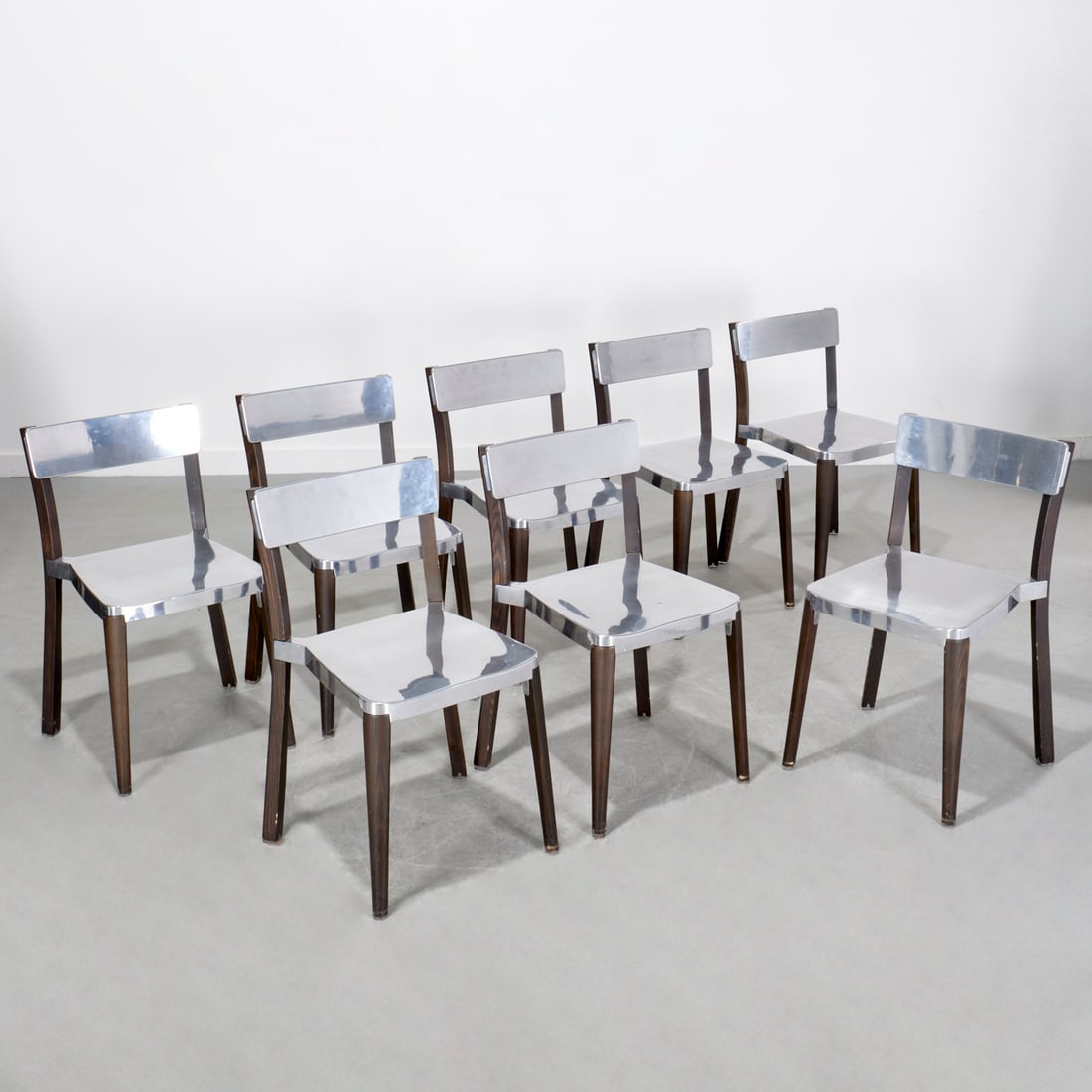 (8) Michael Young for Emeco, "Lancaster" chairs (1 of 8)