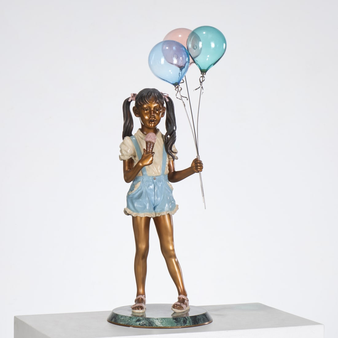 Ramon Parmenter, bronze and glass sculpture, 1993 (1 of 7)