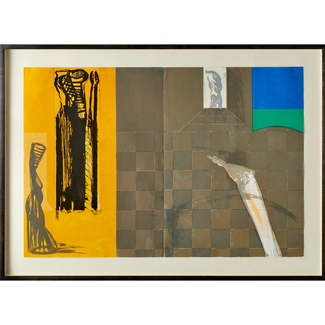 Ramiro Llona, serigraph diptych, 1996 (1 of 8)