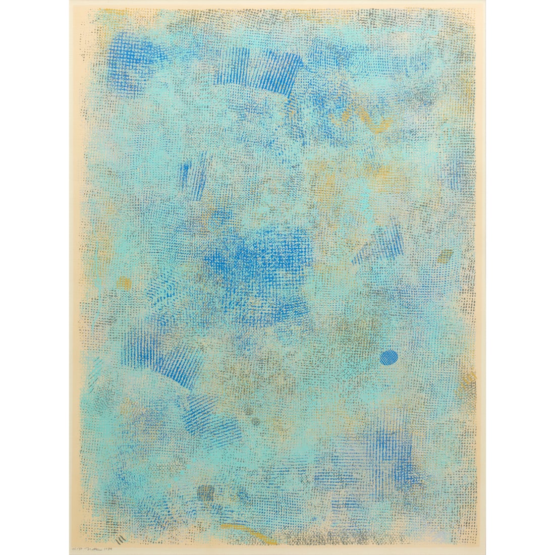 Robert Natkin, silkscreen on paper, signed - 2