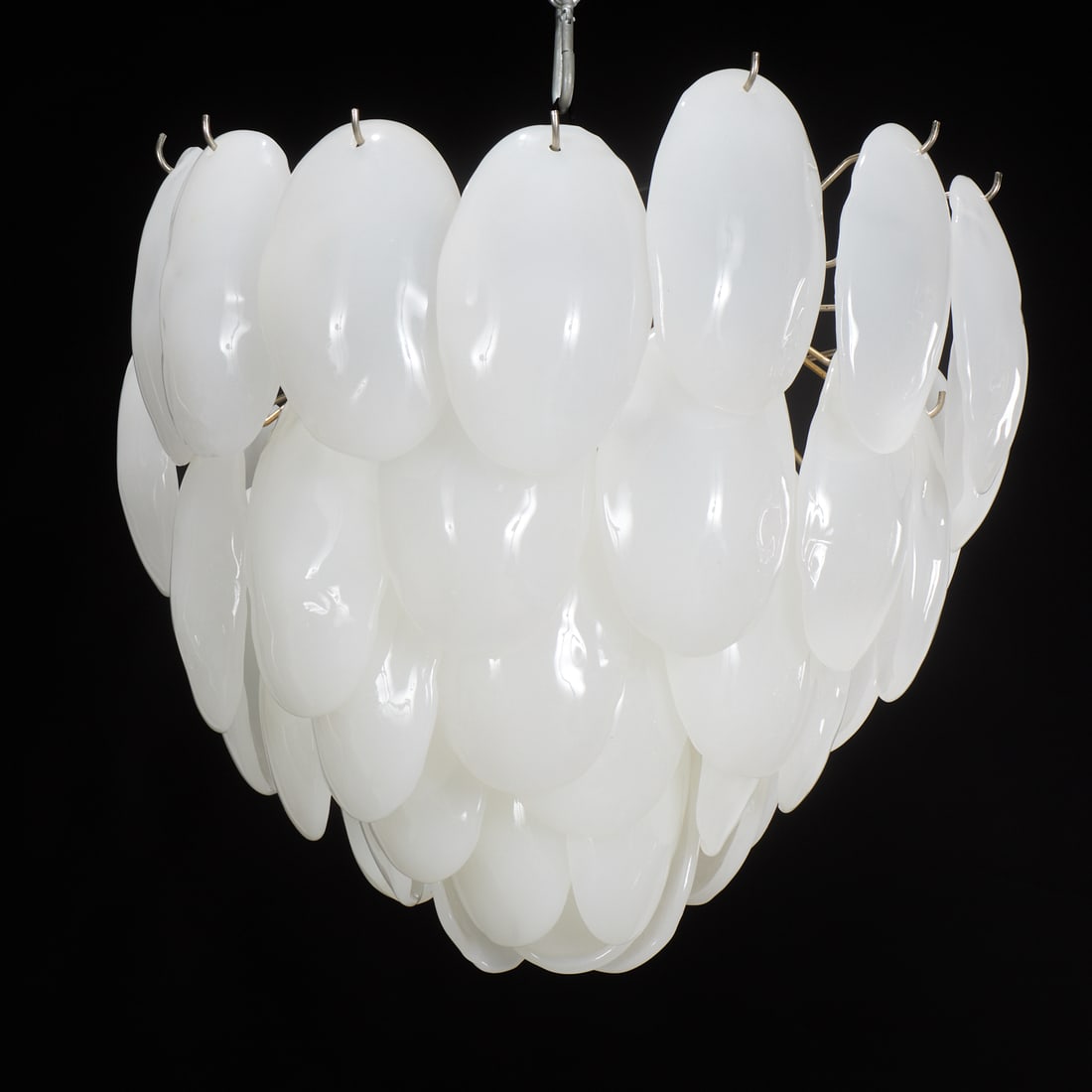 Vintage Venini (style) Murano glass chandelier (1 of 6)