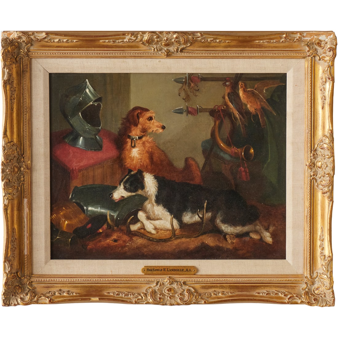 Edwin Landseer (after), oil on canvas, ex museum (1 of 9)