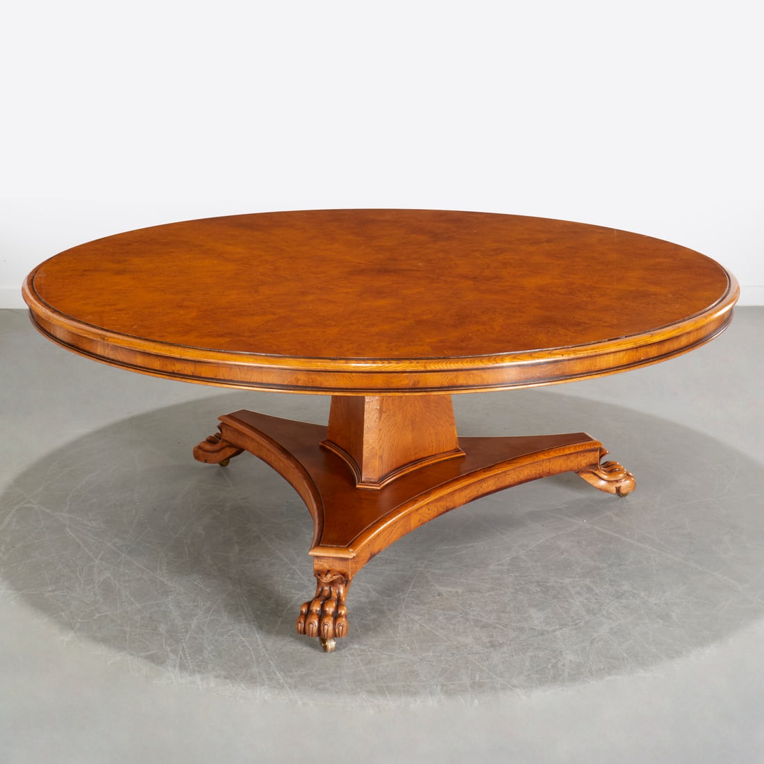 Regency style pollard oak dining table (1 of 8)
