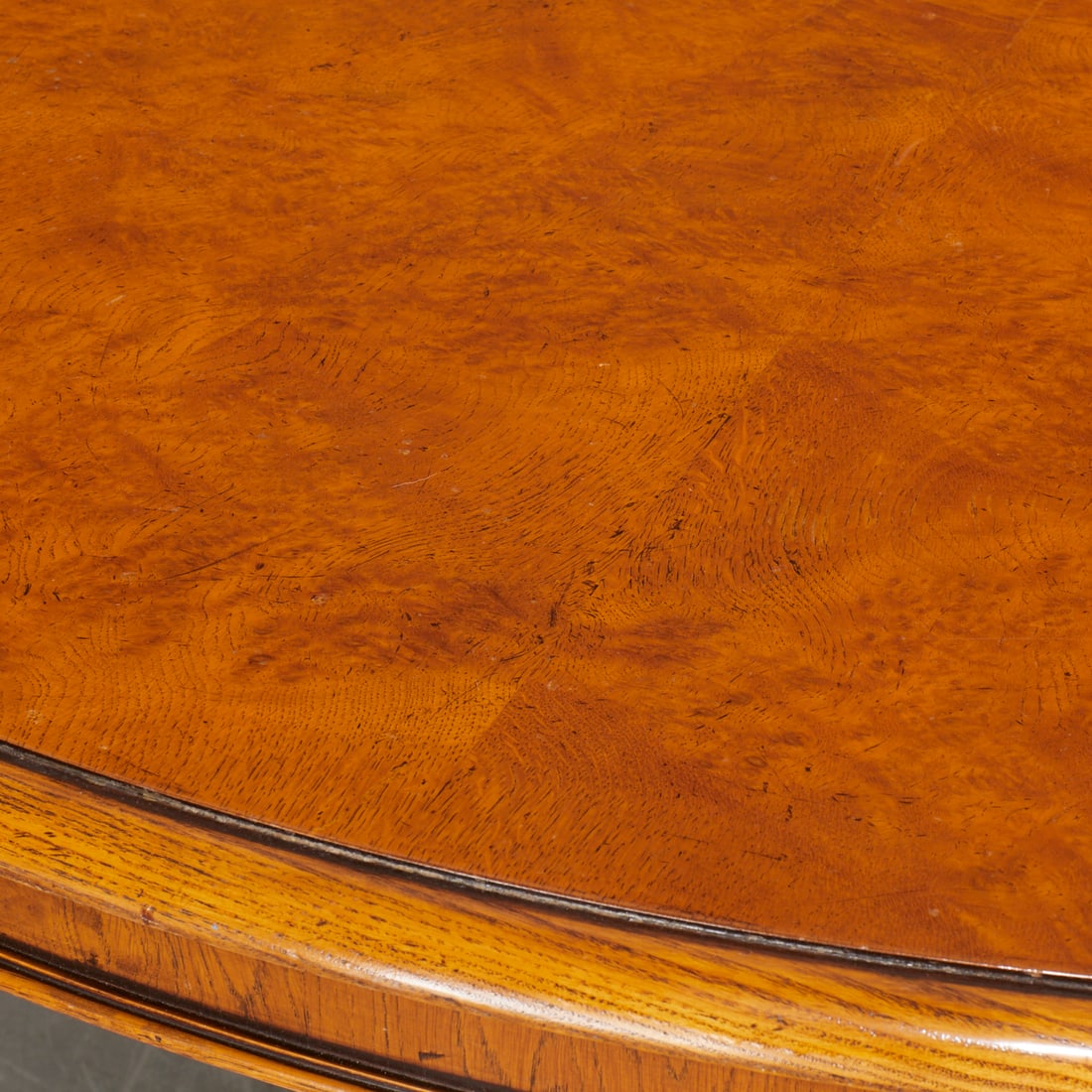Regency style pollard oak dining table - 3