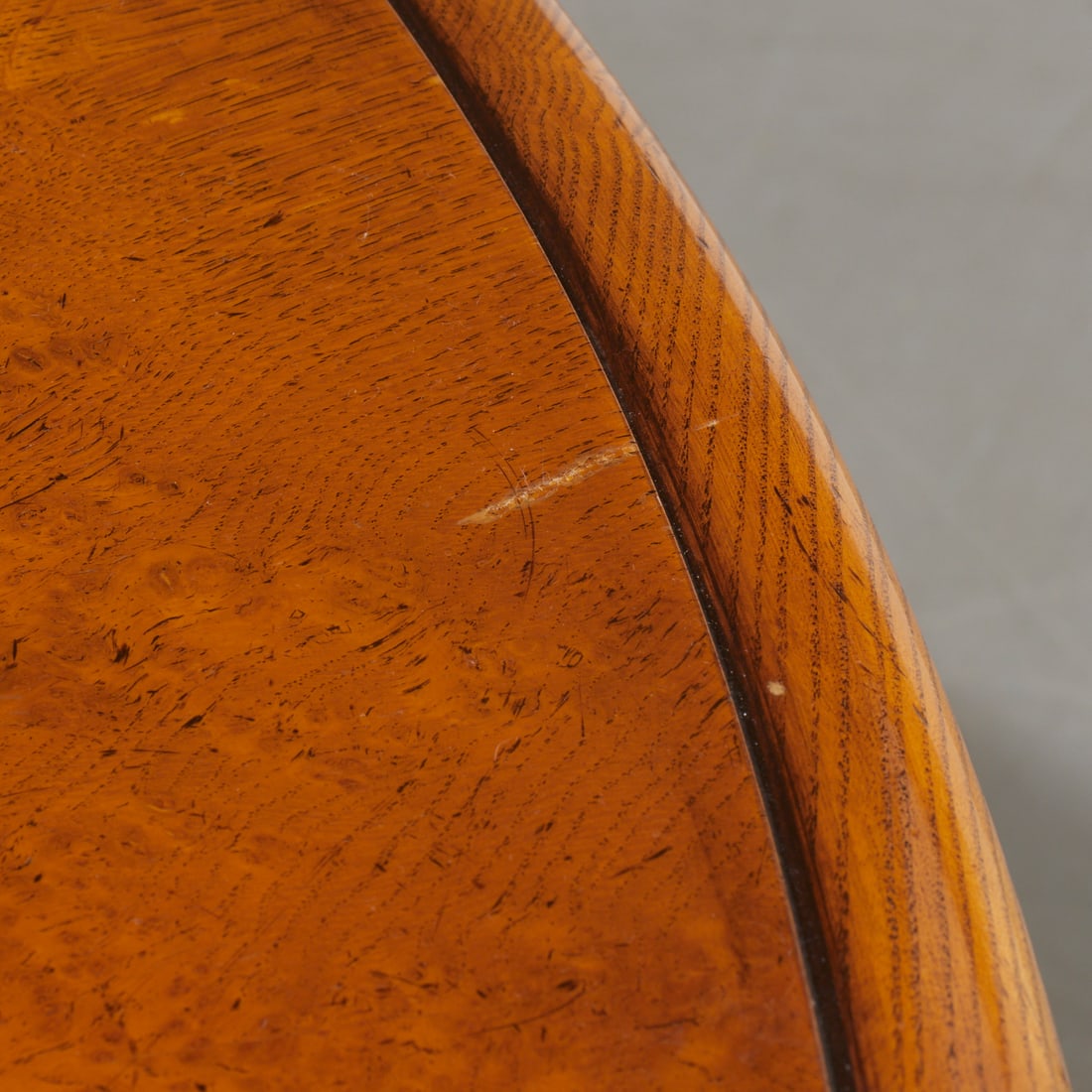 Regency style pollard oak dining table - 8
