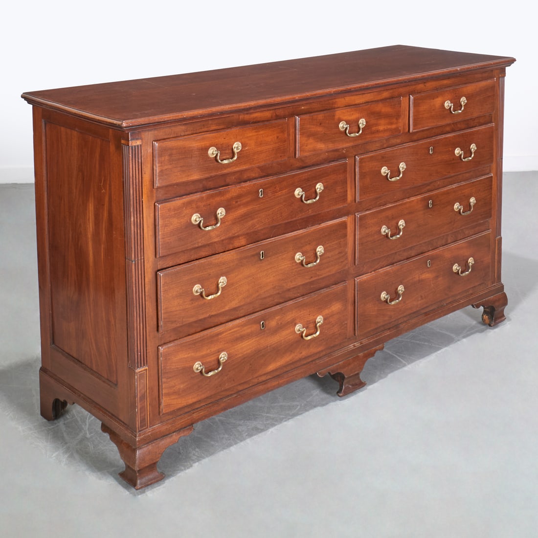 George III banded mahogany mule chest (1 of 5)