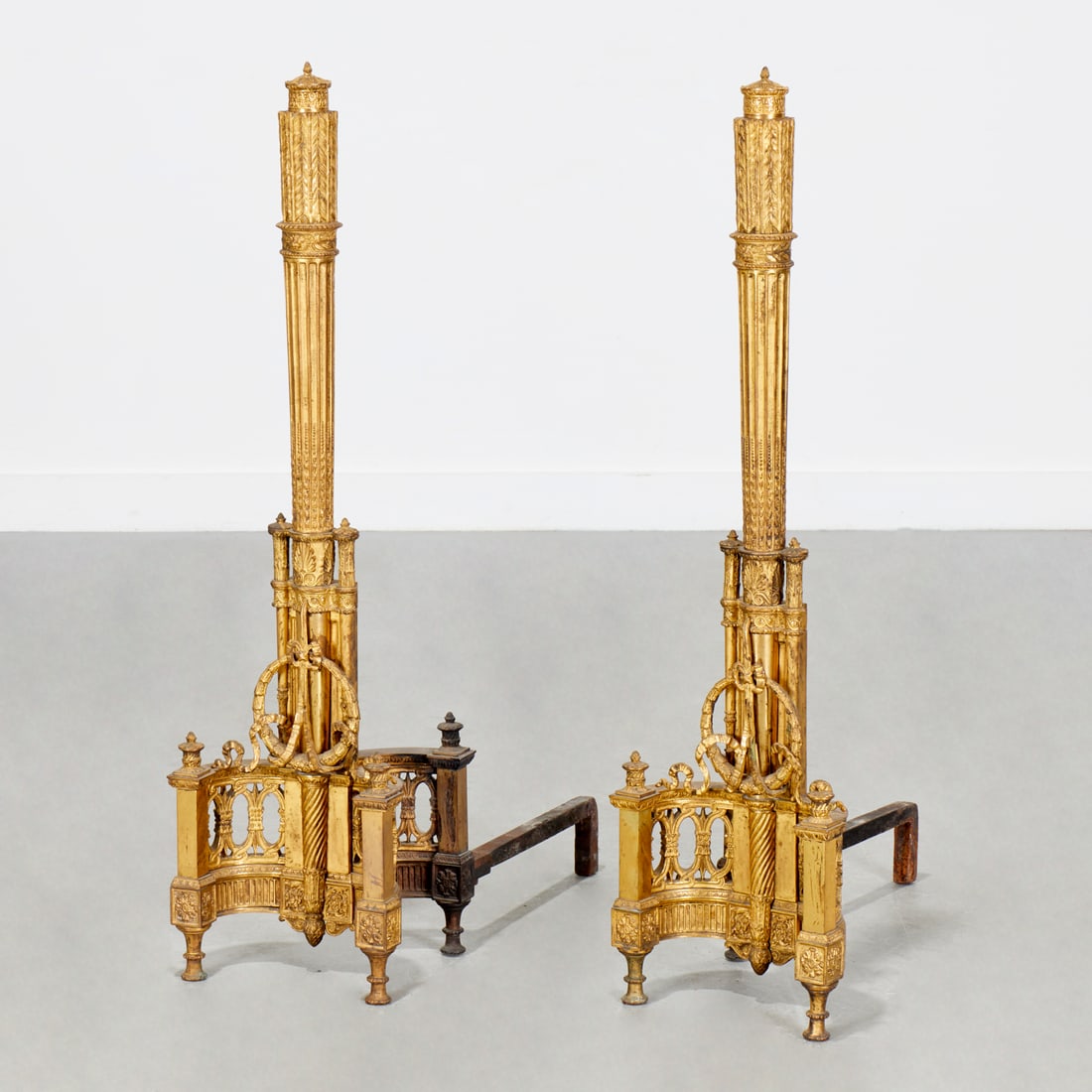 E.F. Caldwell (manner), amazing bronze andirons (1 of 6)