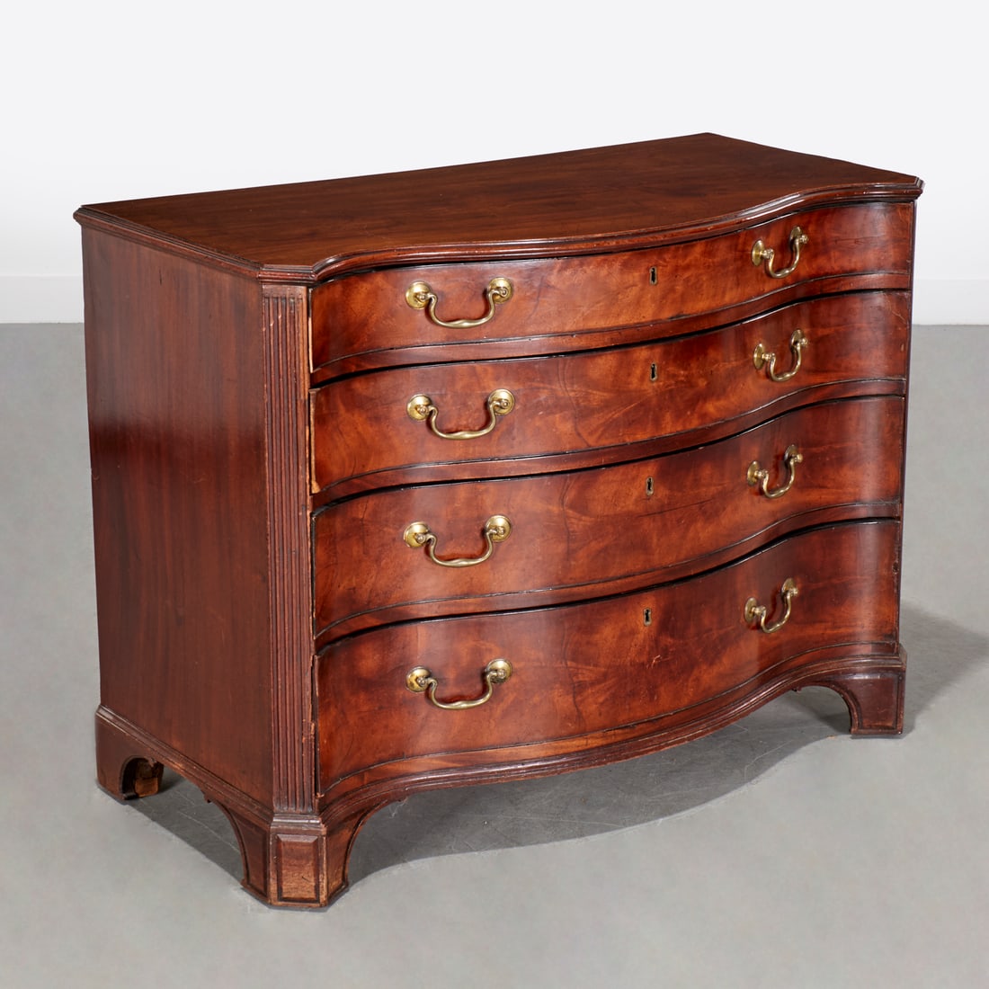 George III mahogany chest of drawers (1 of 9)