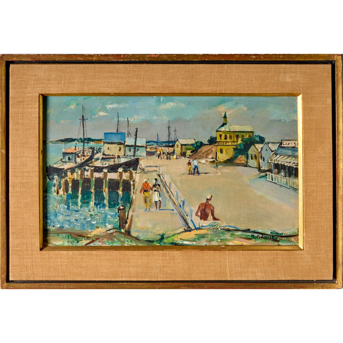 Nicolai Cikovsky, oil on canvas (1 of 6)