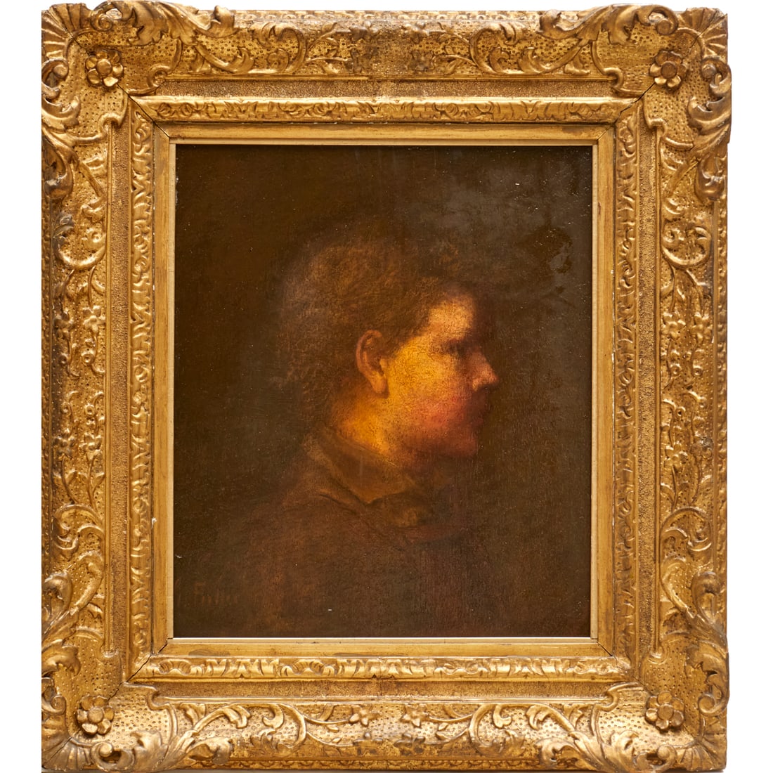 George Fuller, oil on panel, ex museum (1 of 7)