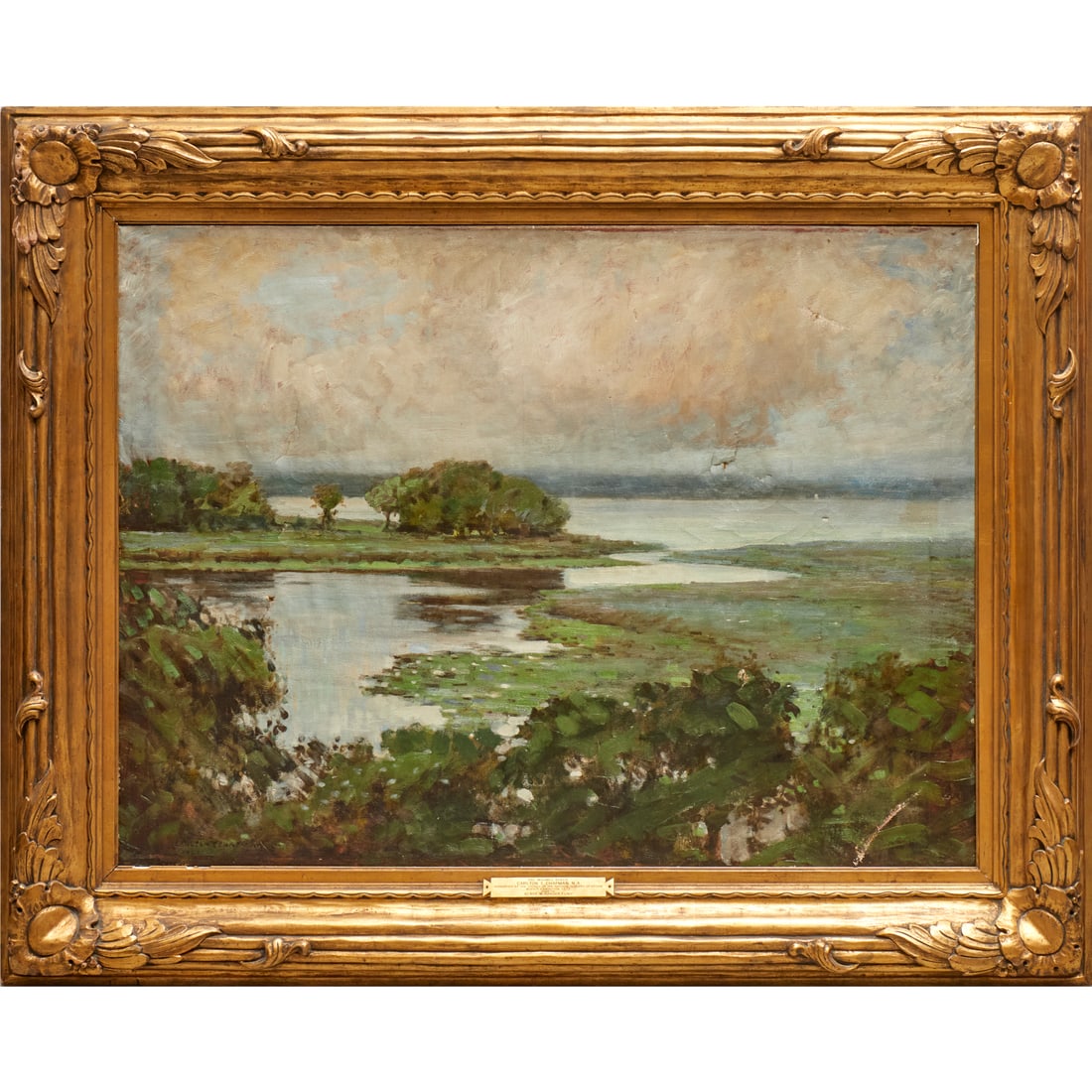 Carlton Theodore Chapman, oil on canvas, ex museum (1 of 9)