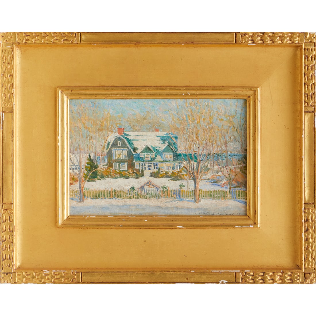 Walter Cole Brigham, oil on canvas board, 1937 (1 of 7)