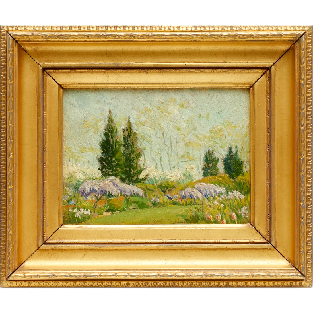 Walter Cole Brigham, oil on board (1 of 8)