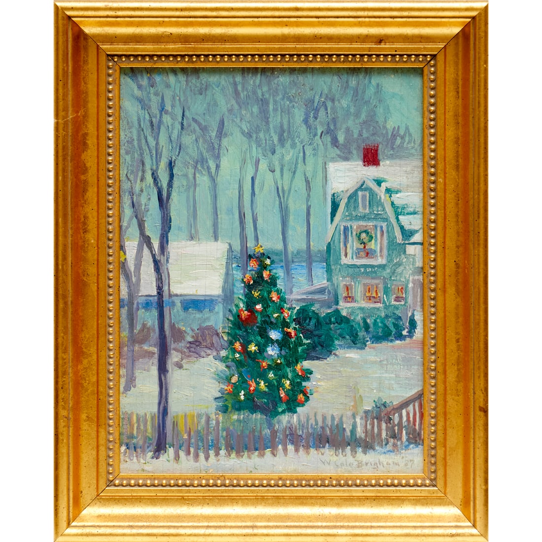 Walter Cole Brigham, oil on board, 1937 (1 of 9)
