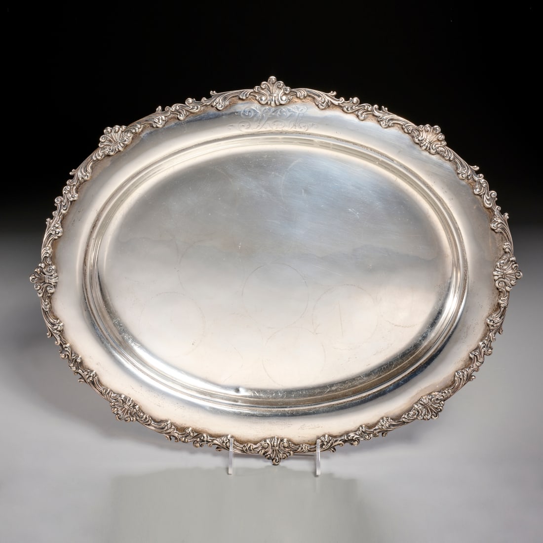 Howard & Co., sterling silver platter (1 of 9)