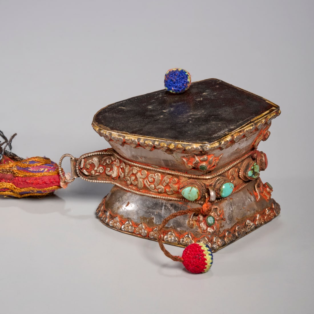 Tibetan rock crystal Damaru drum (1 of 4)