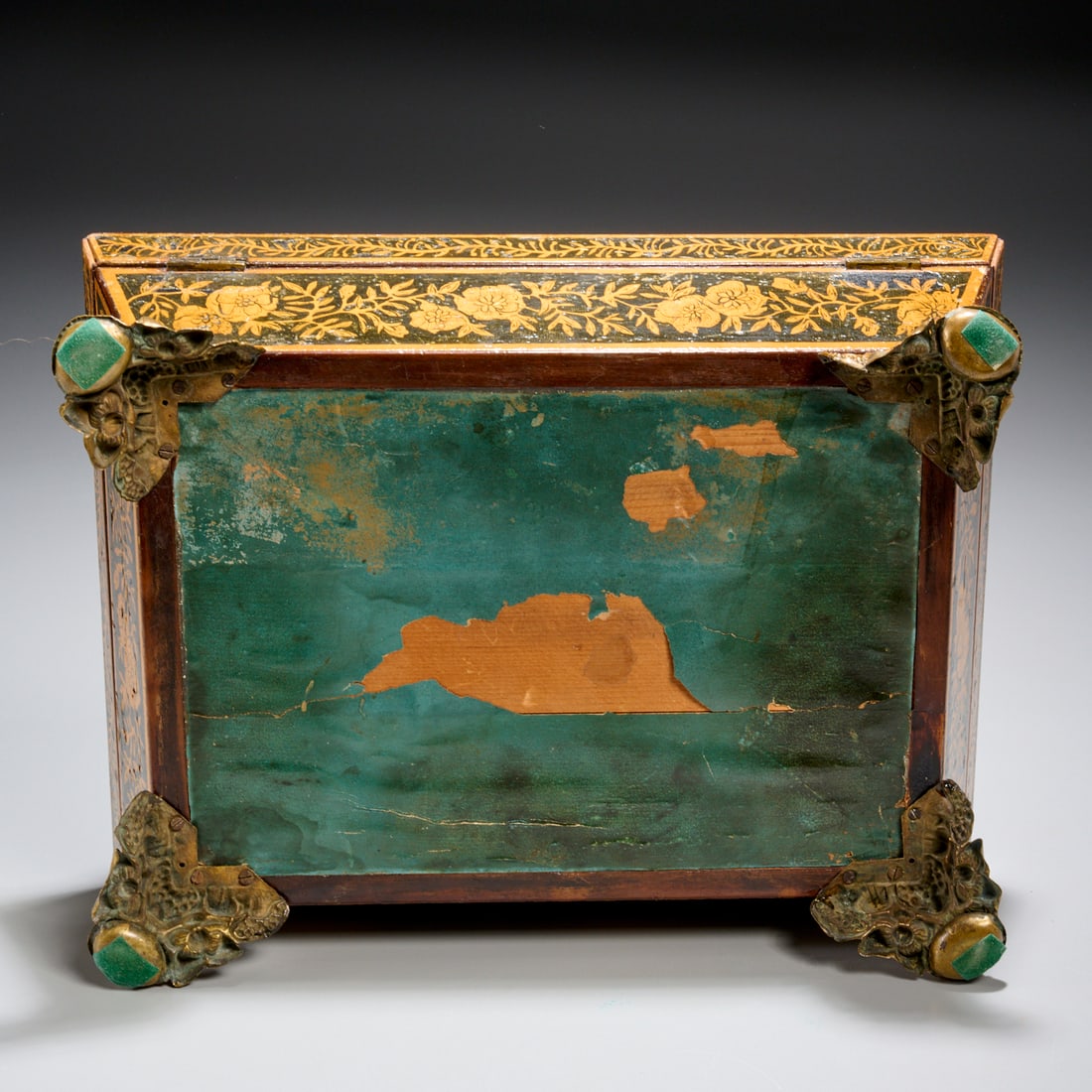 English Regency penwork work box - 6