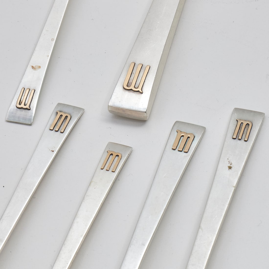 Assembled sterling flatware set - 3
