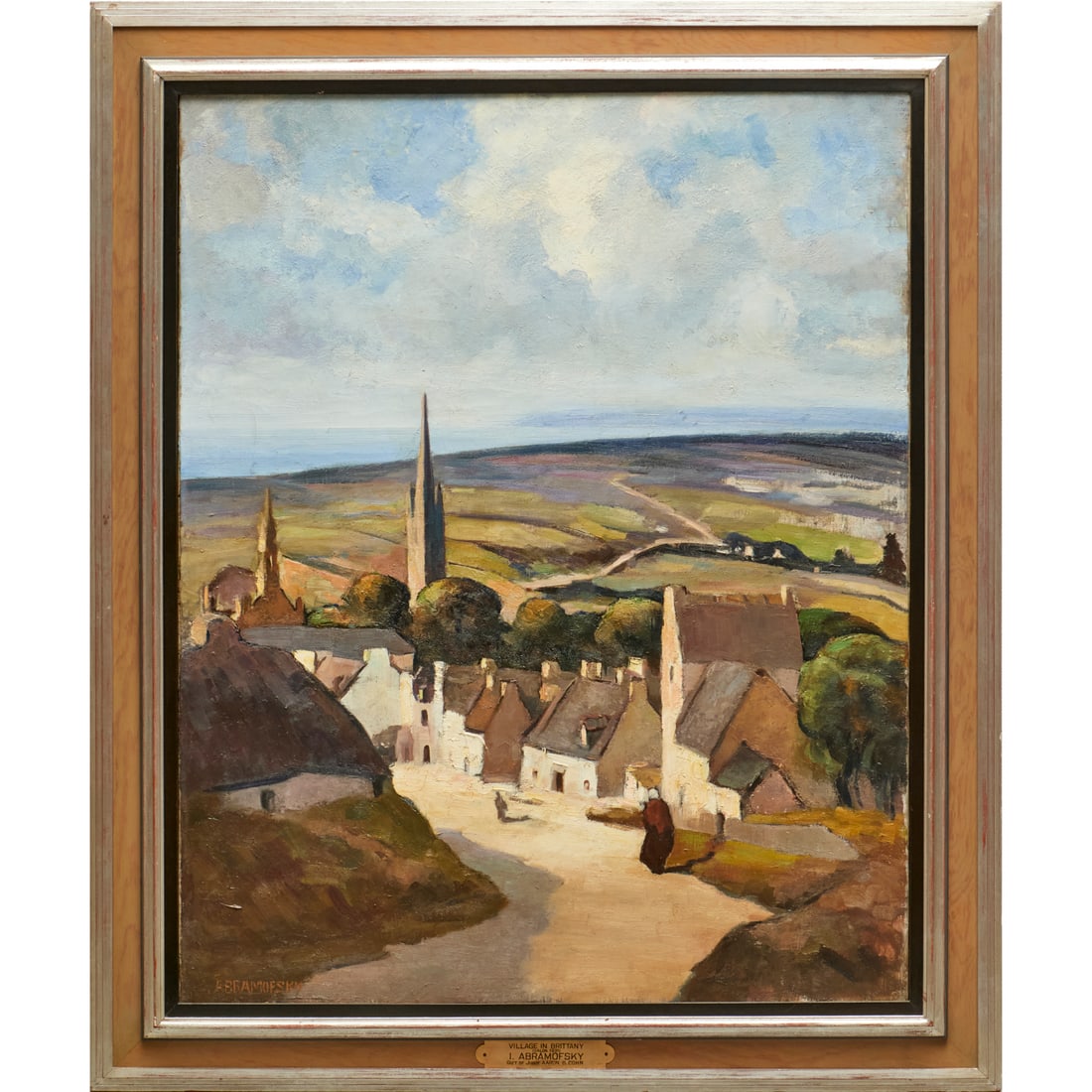 Israel Abramofsky, oil on canvas, 1931, ex museum (1 of 10)