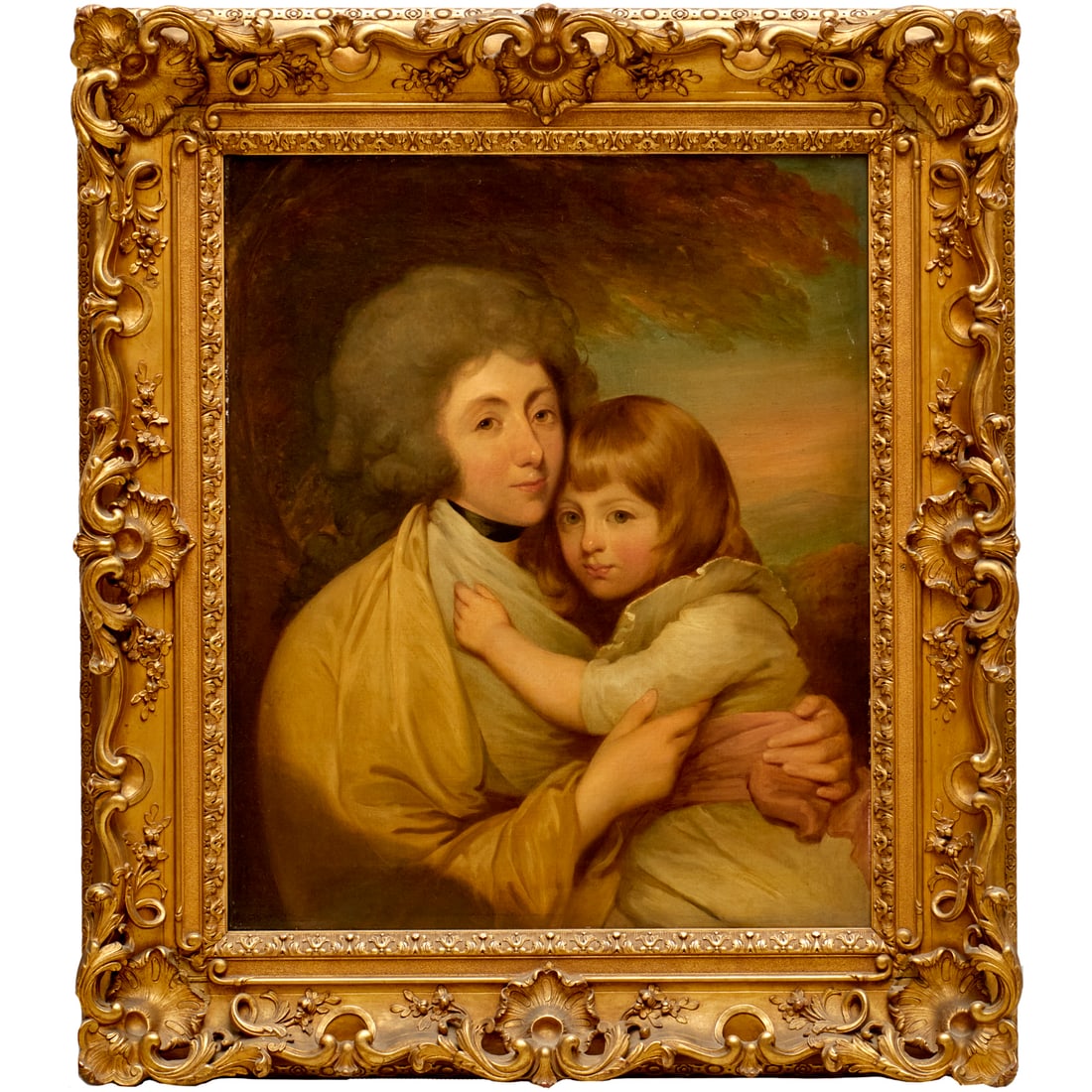 Gilbert Stuart (after), oil on canvas, ex museum (1 of 7)