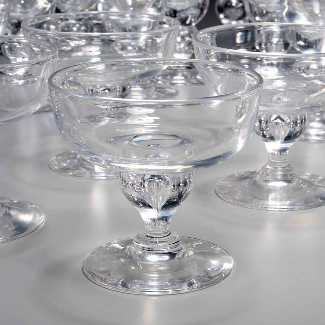 Steuben crystal "Baluster" stemware service - 3