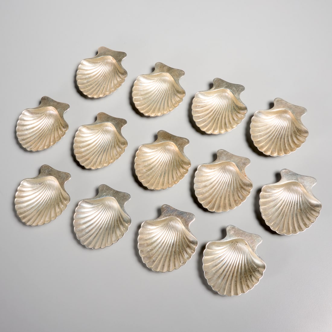 (13) Tiffany & Co sterling clamshell nut dishes (1 of 6)