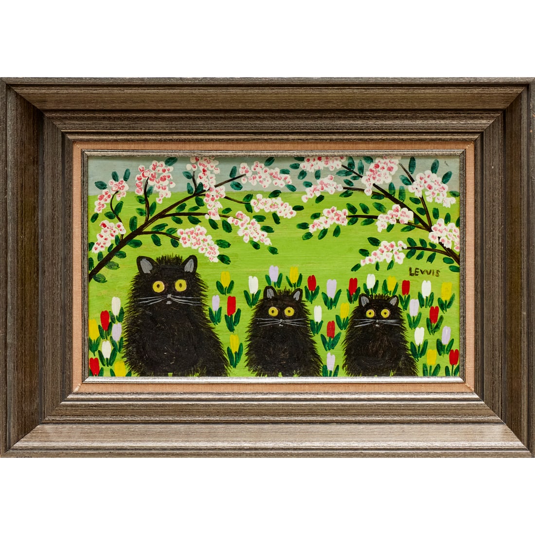 Maud Lewis (attrib), oil on board (1 of 6)
