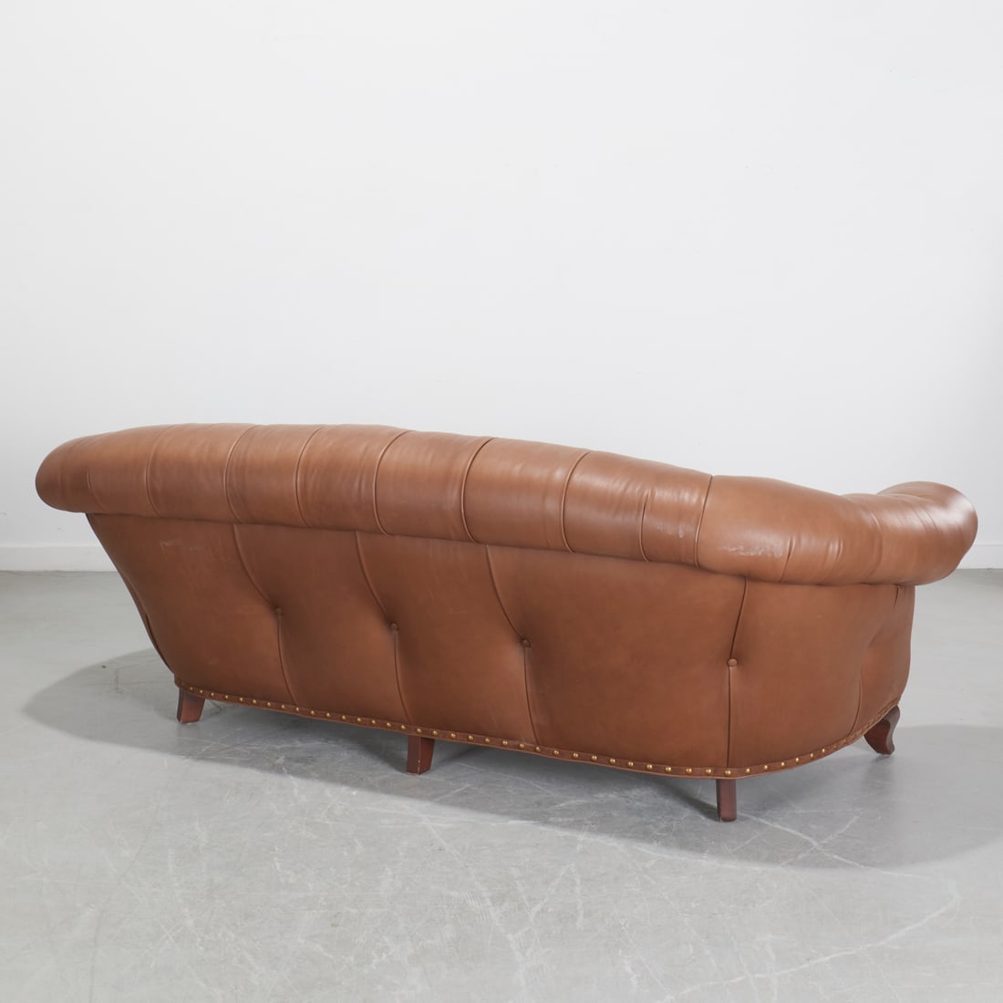 Hancock & Moore, button-tufted leather sofa - 7