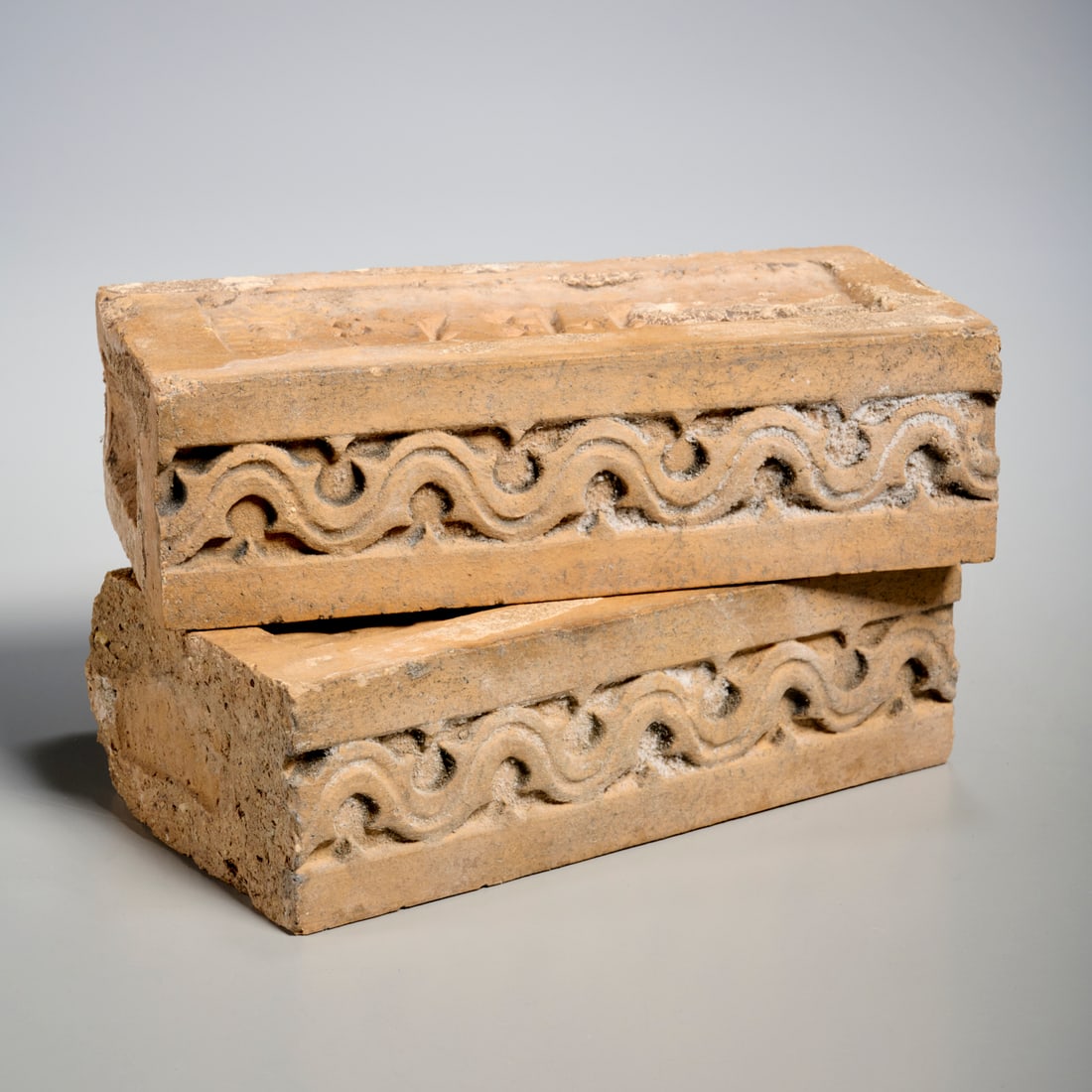 Frank Lloyd Wright, (2) terra cotta blocks (1 of 6)