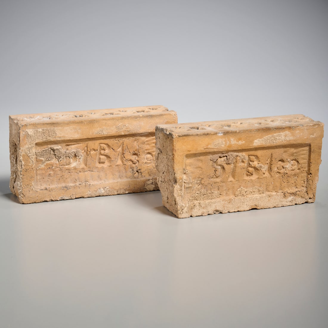 Frank Lloyd Wright, (2) terra cotta blocks - 3