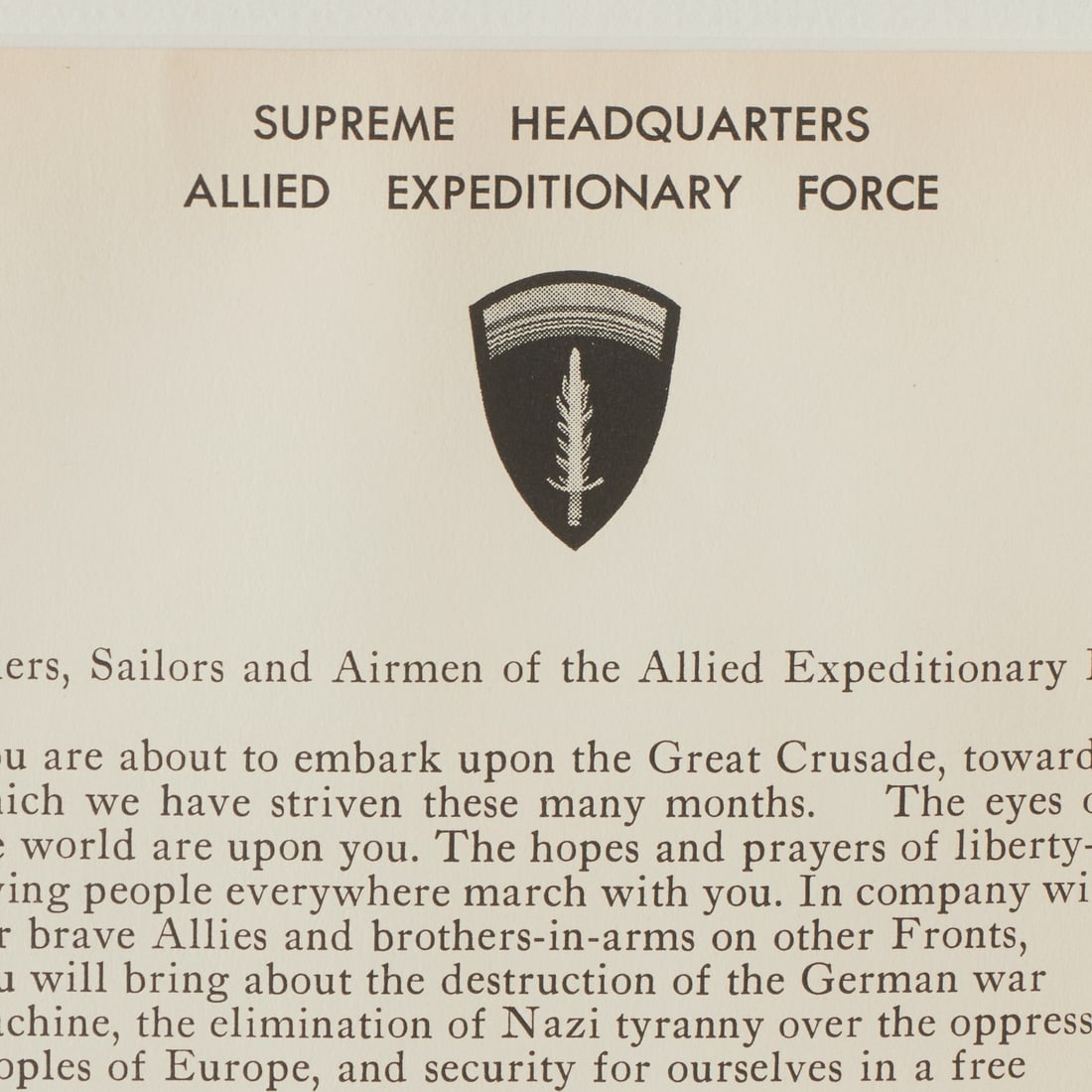 Dwight D. Eisenhower, signed D-Day Orders - 5