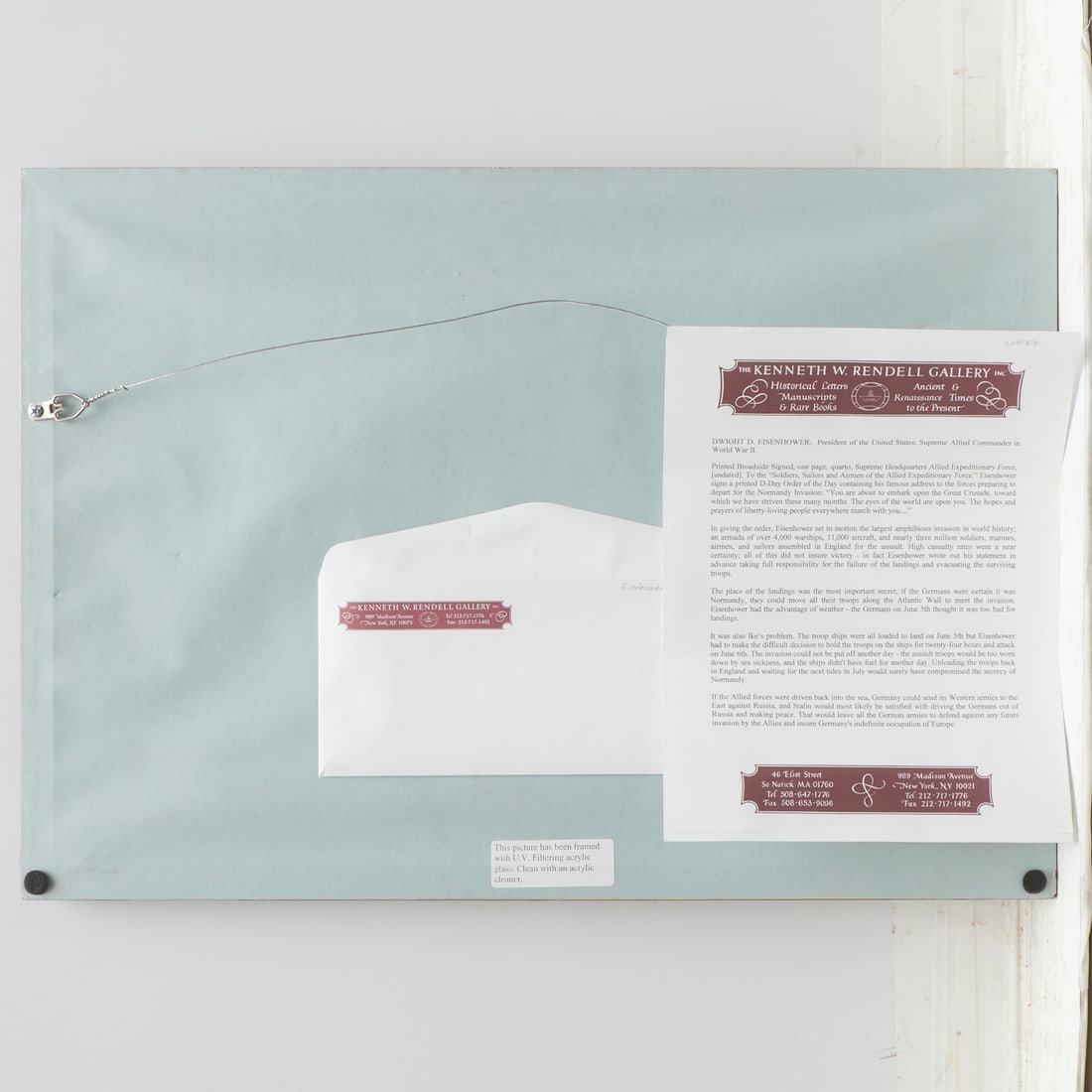 Dwight D. Eisenhower, signed D-Day Orders - 7