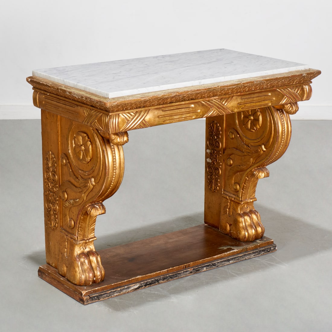 Antique Italian Empire style giltwood console (1 of 5)