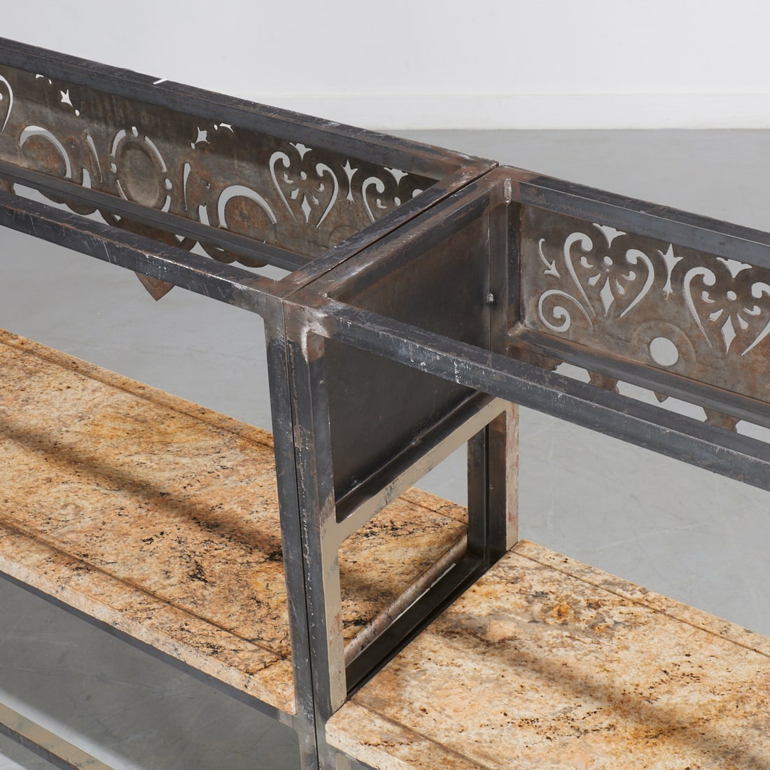 Oscar Bach style console table - 3