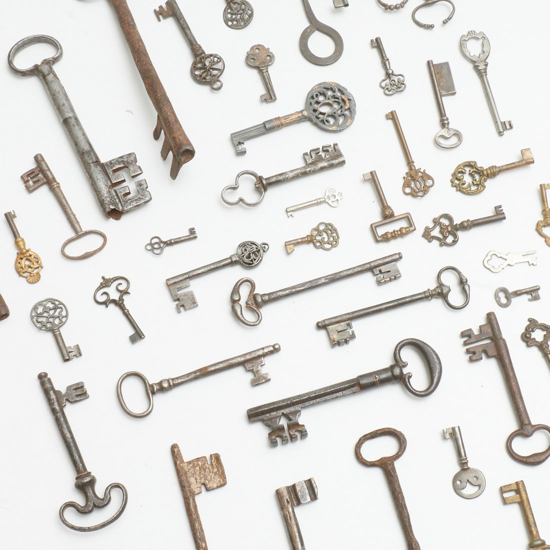 Antique key collection, approx. (50) pieces (1 of 5)