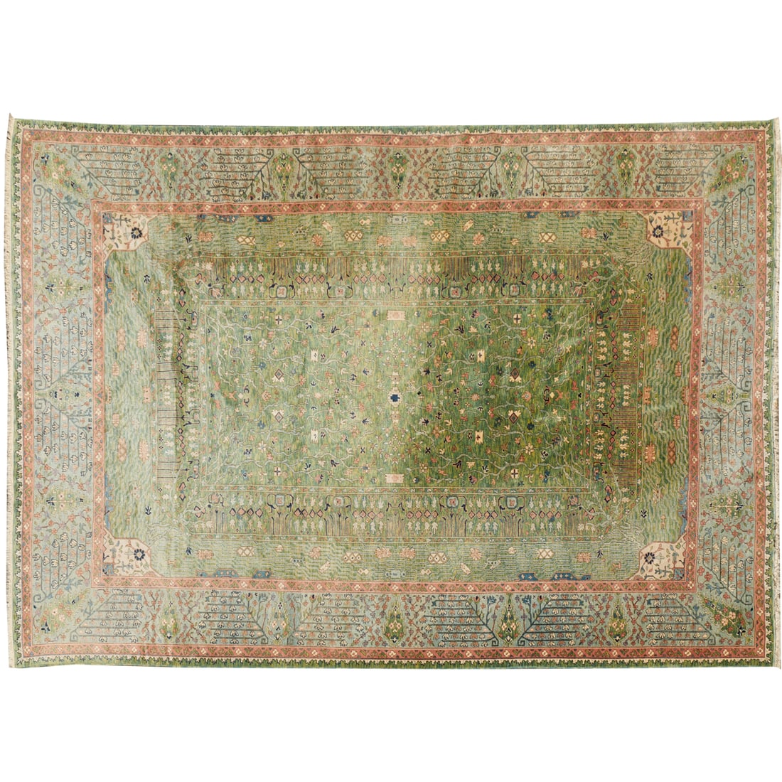 Large Oushak "Tree of Life" carpet (1 of 4)